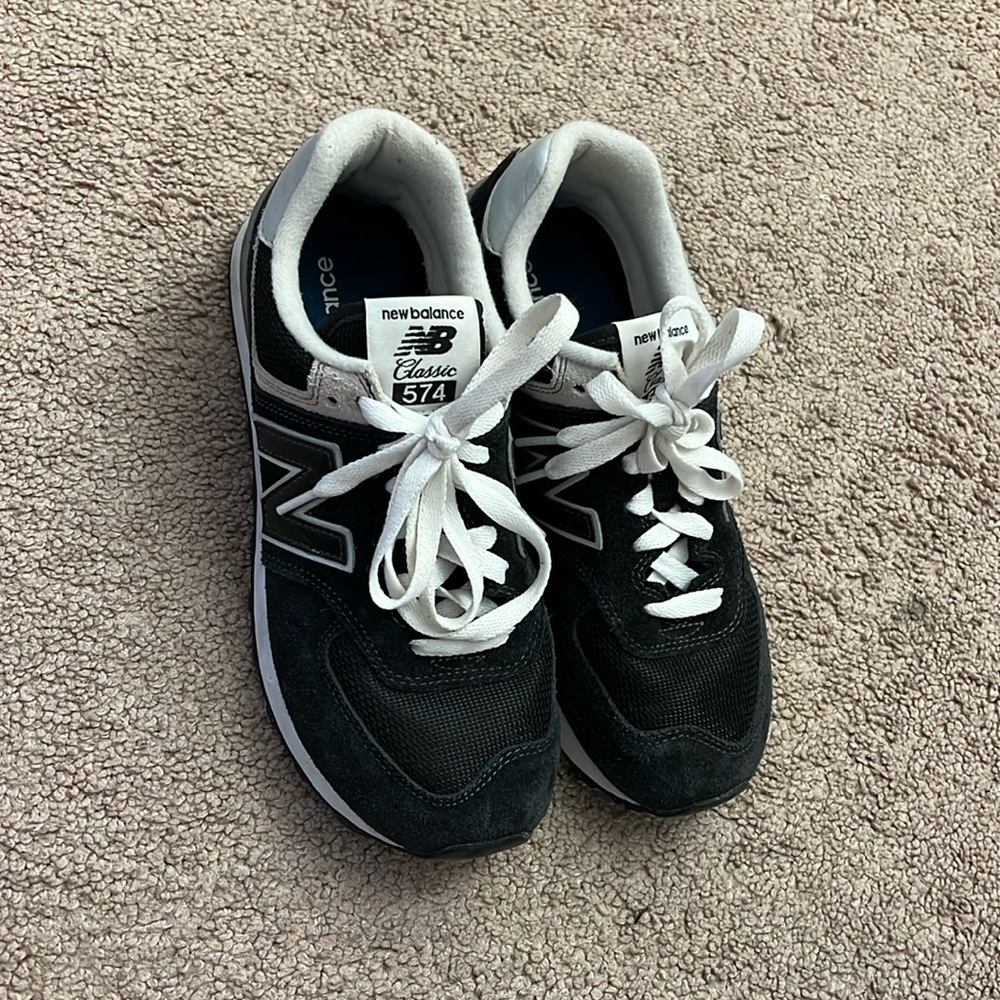 New Balance 574s.